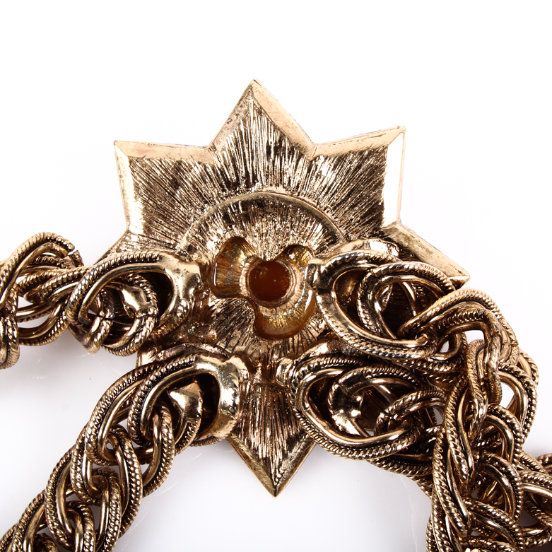 Jay Feinberg Costume Choker with Enamel Star Pendant