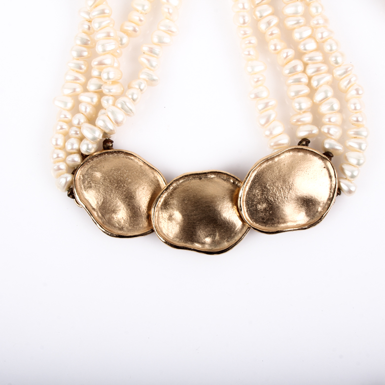 Vintage Kenneth Jay Lane Faux Pearl Costume Jewelry