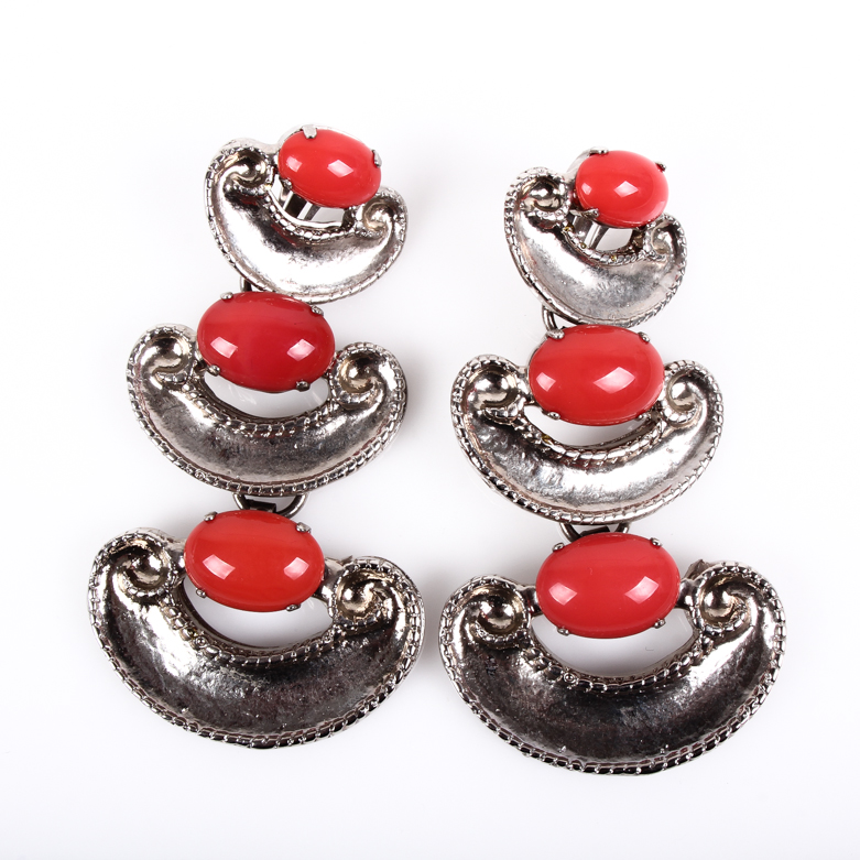 Vintage Ugo Correani Drop Earrings