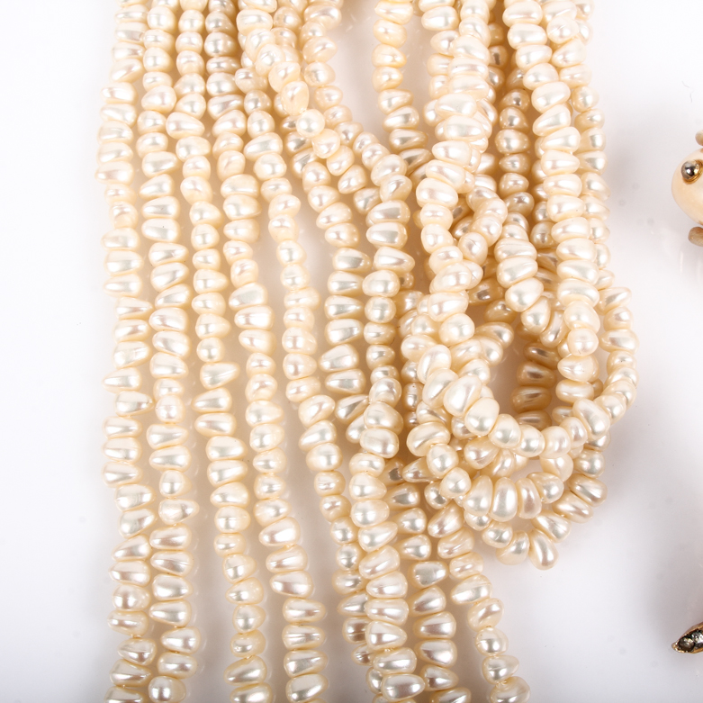 Vintage Kenneth Jay Lane Faux Pearl Costume Jewelry