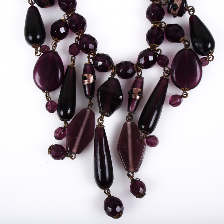 Two Vintage Lavalier Necklaces