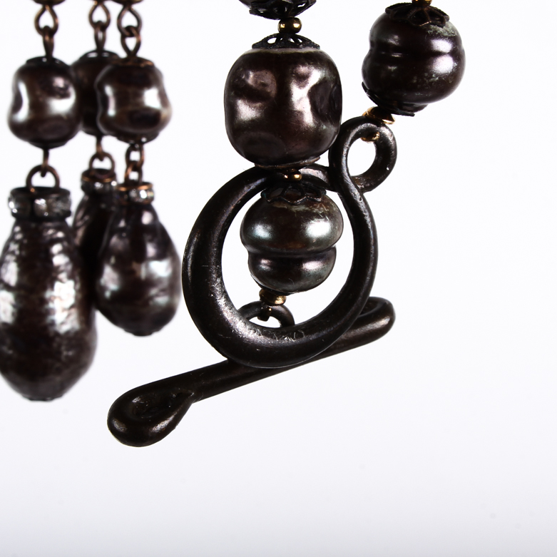 Two Vintage Lavalier Necklaces
