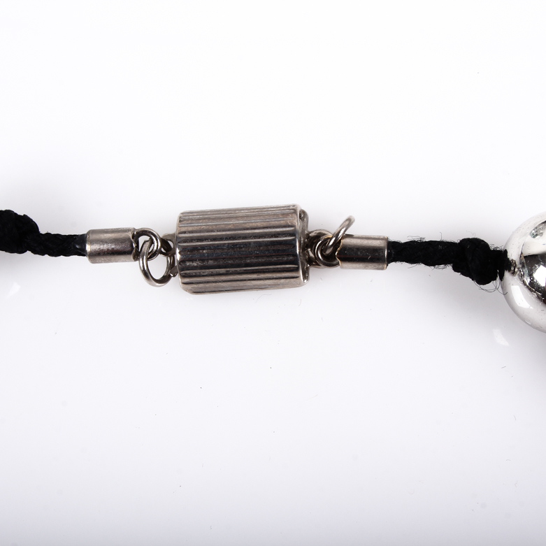 Vintage Ugo Correani Silver-Tone Statement Necklace