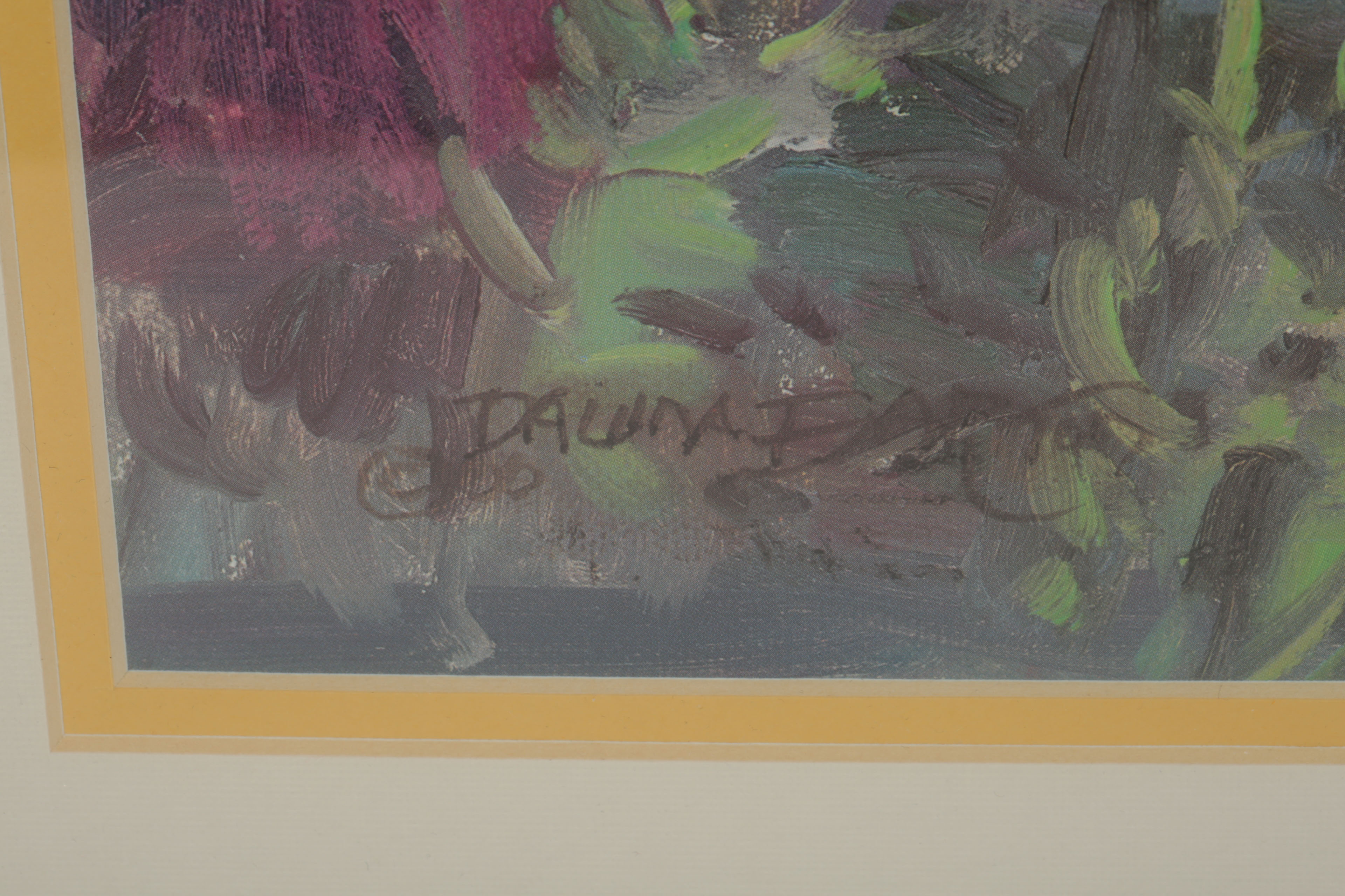 Framed Print after Dawna Barton "Flower Path"