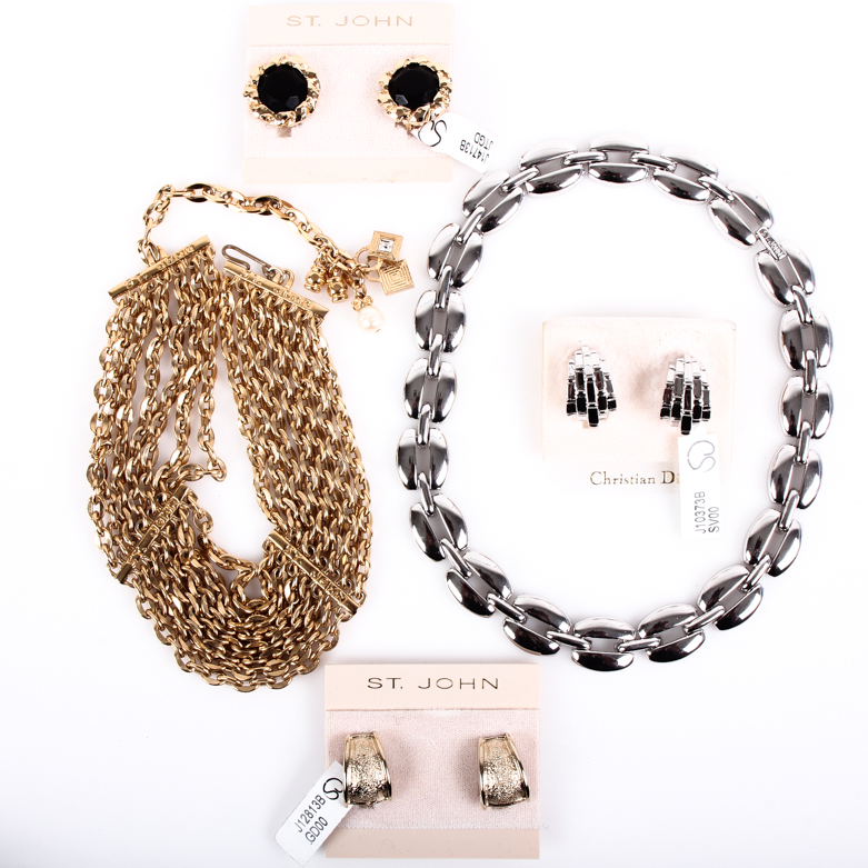Assortment of St. John Costume Jewelry