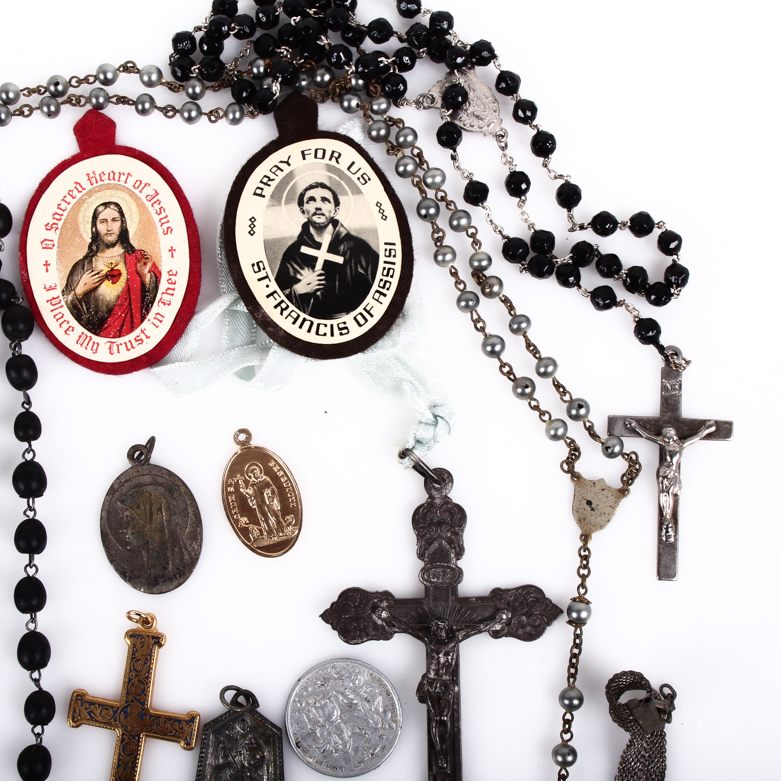 Assortment of Vintage Religious Collectibles
