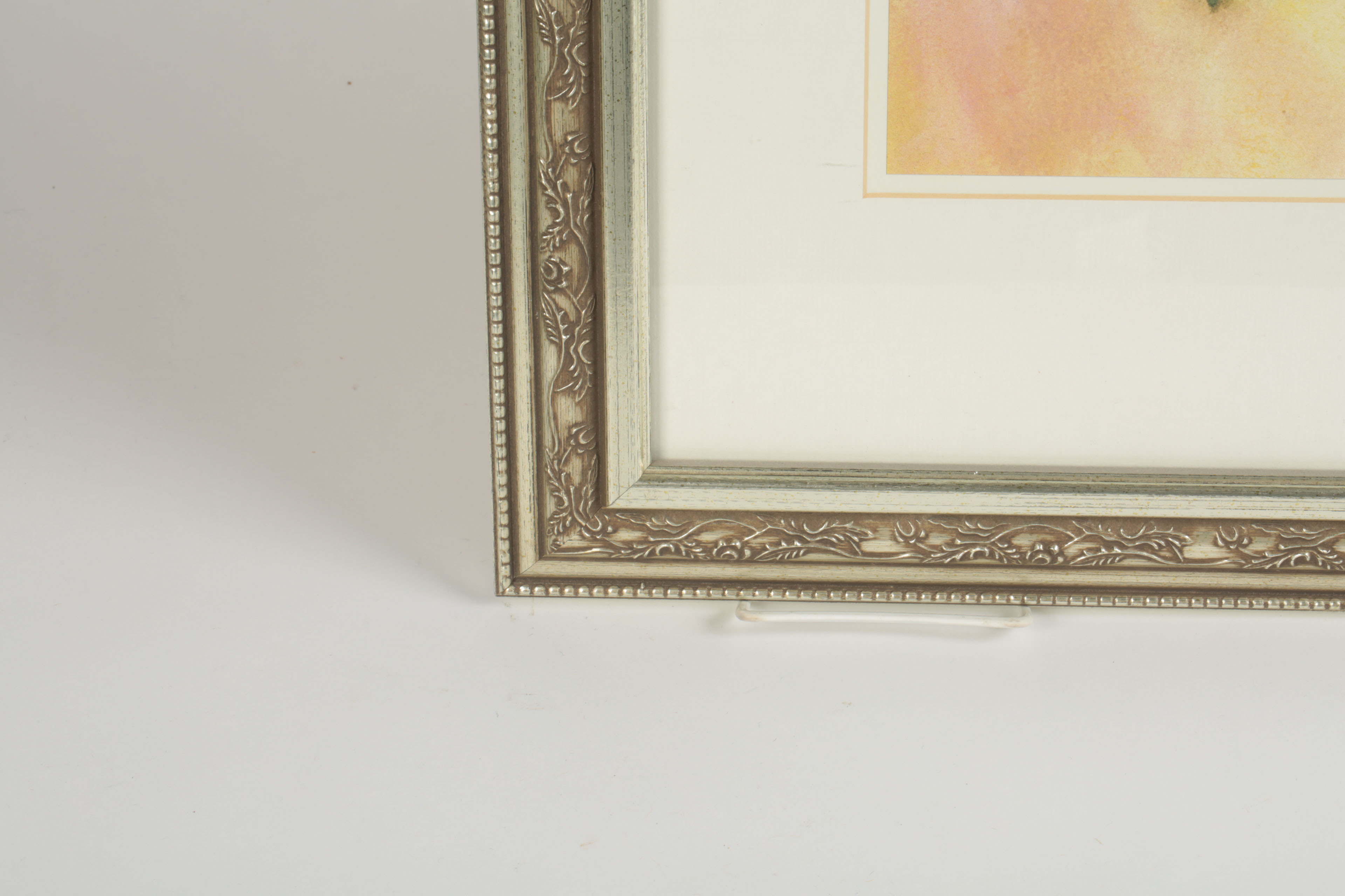 Clark Offset Lithograph Print on Paper of Pink Roses