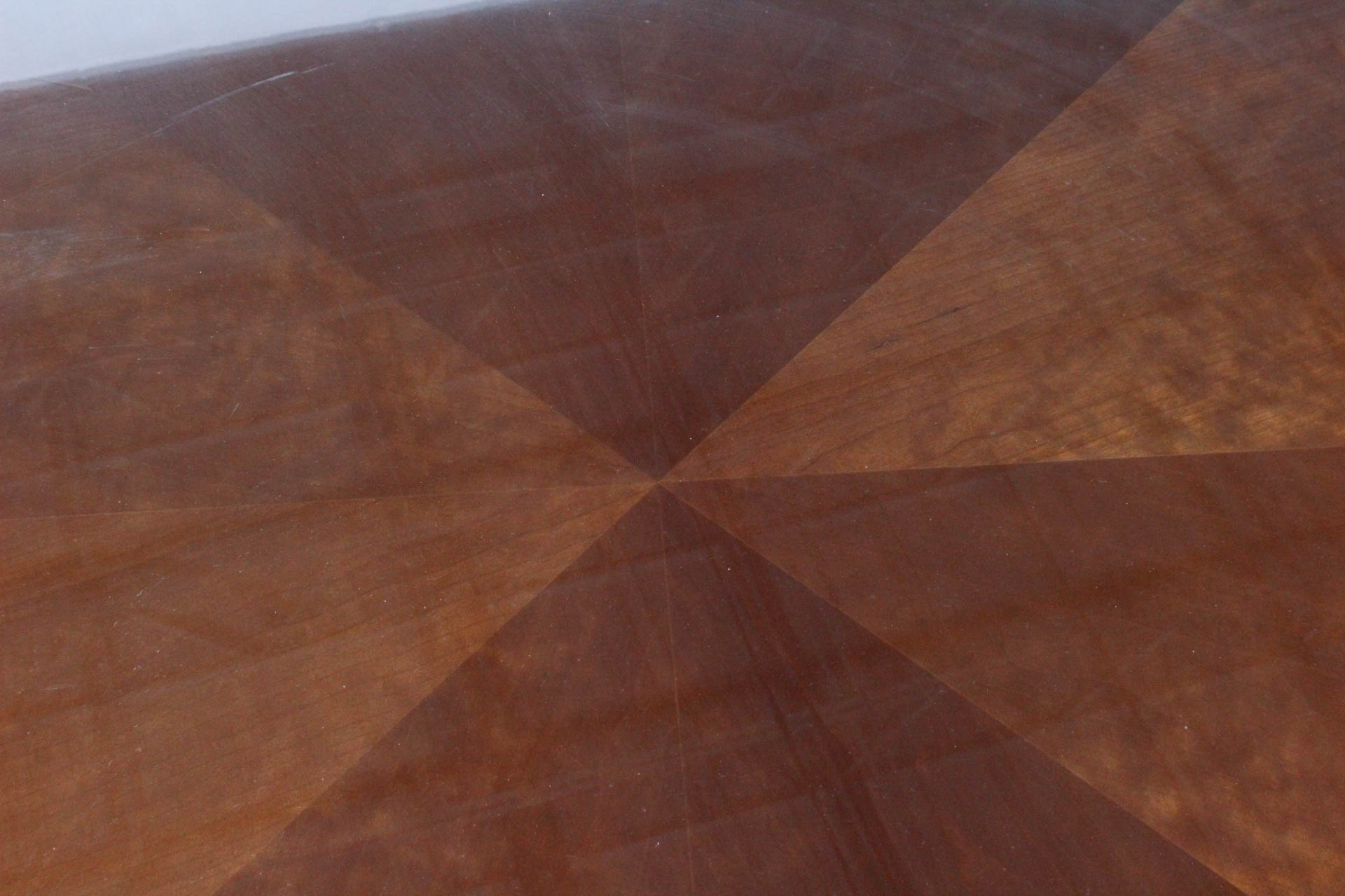 Round Glass Top Pedestal Dining Table