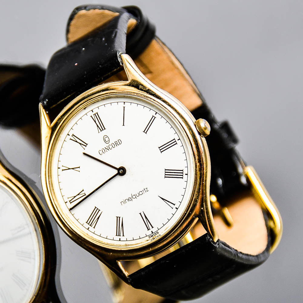 Vintage Concord Mariner 14K Yellow Gold Watch