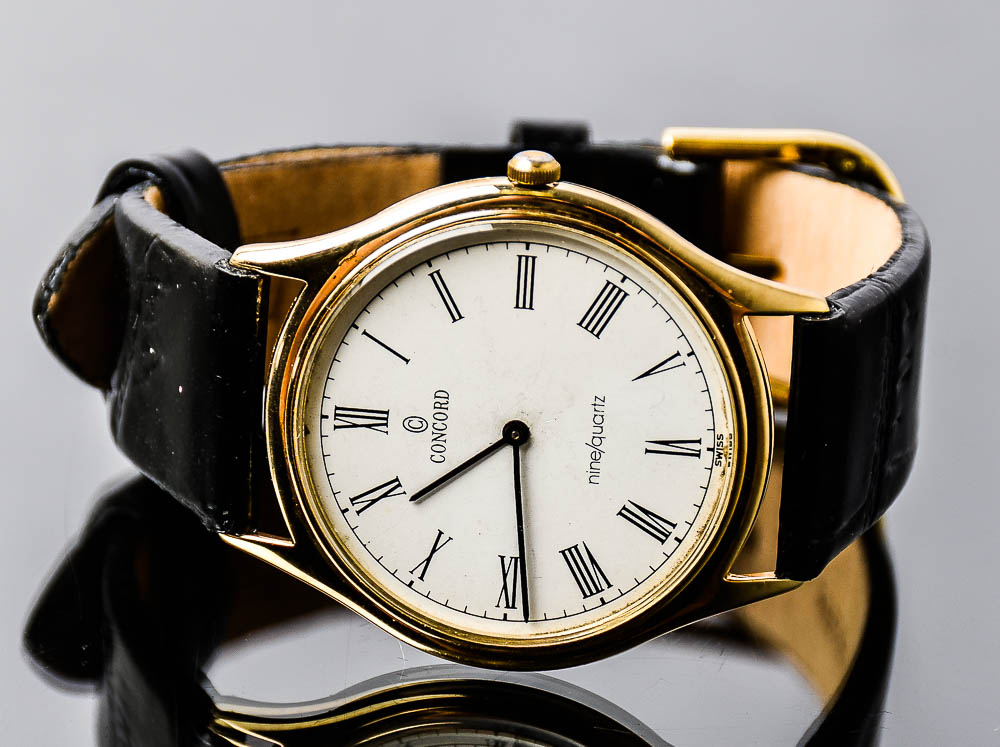 Vintage Concord Mariner 14K Yellow Gold Watch