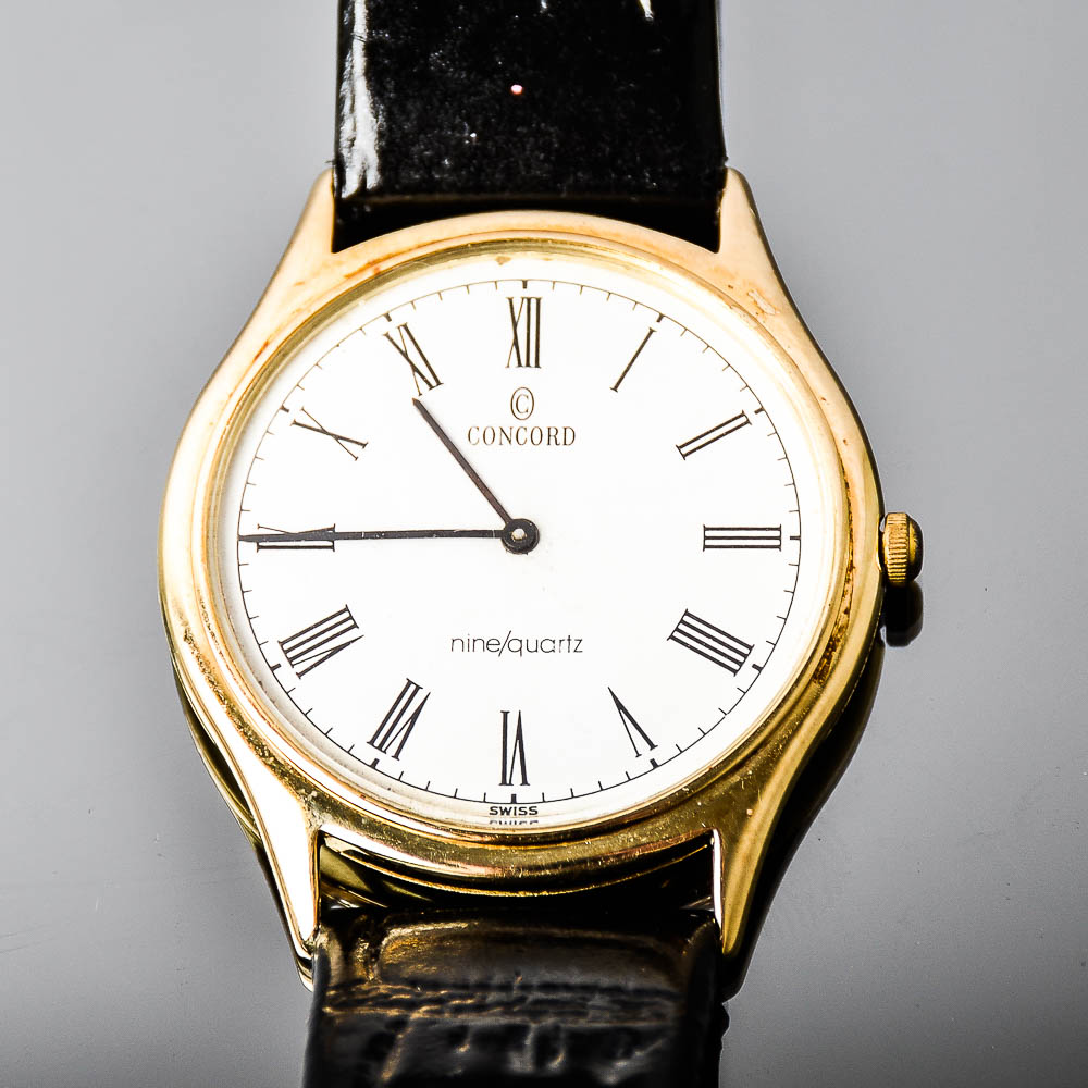 Vintage Concord Mariner 14K Yellow Gold Watch