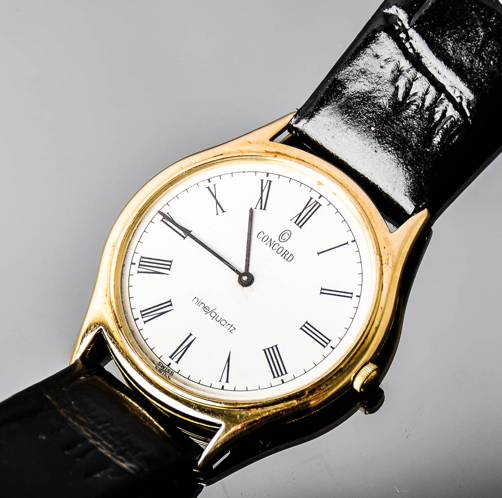 Vintage Concord Mariner 14K Yellow Gold Watch