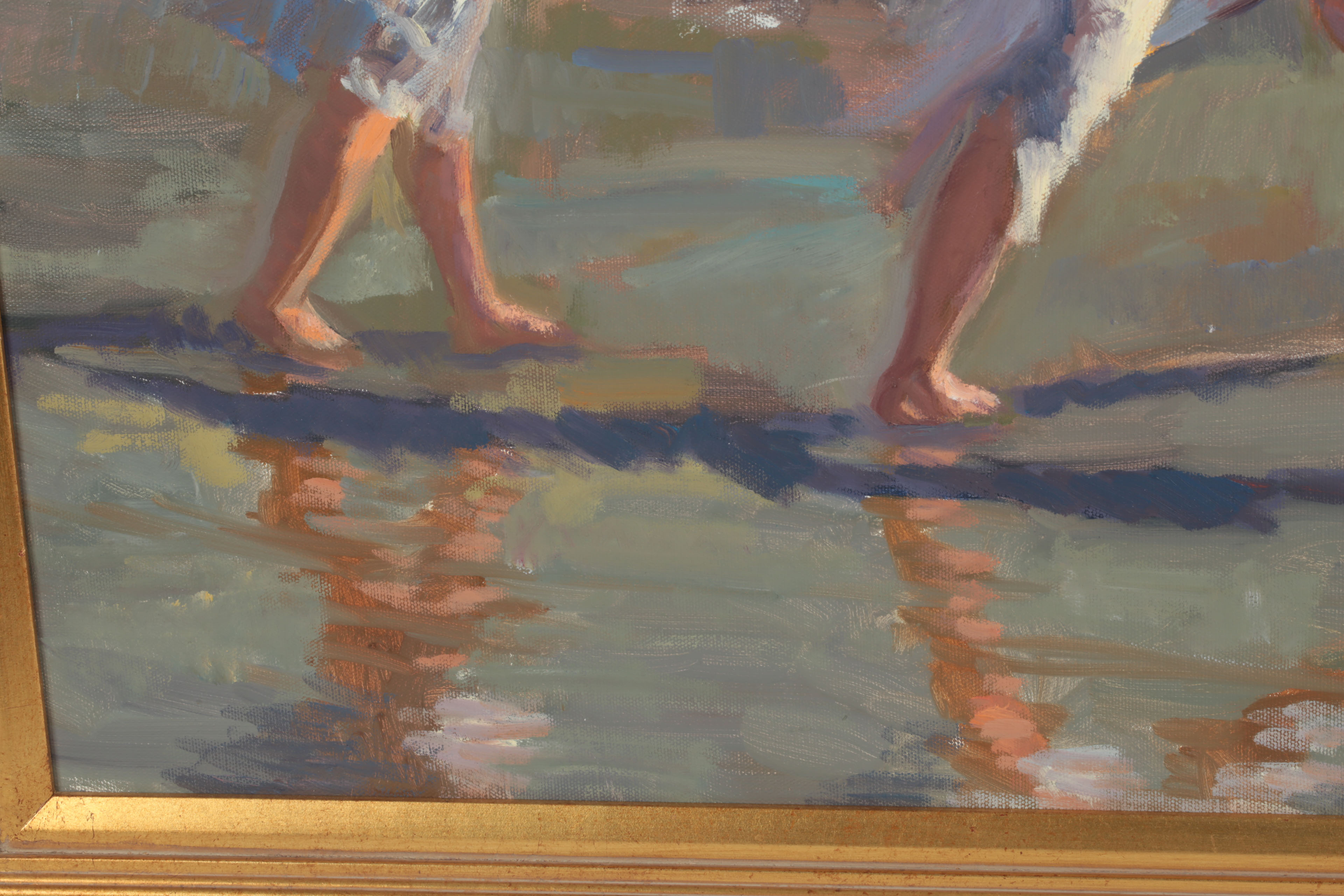 Laurie Hendricks Oil Painting on Canvas "Water's Edge"