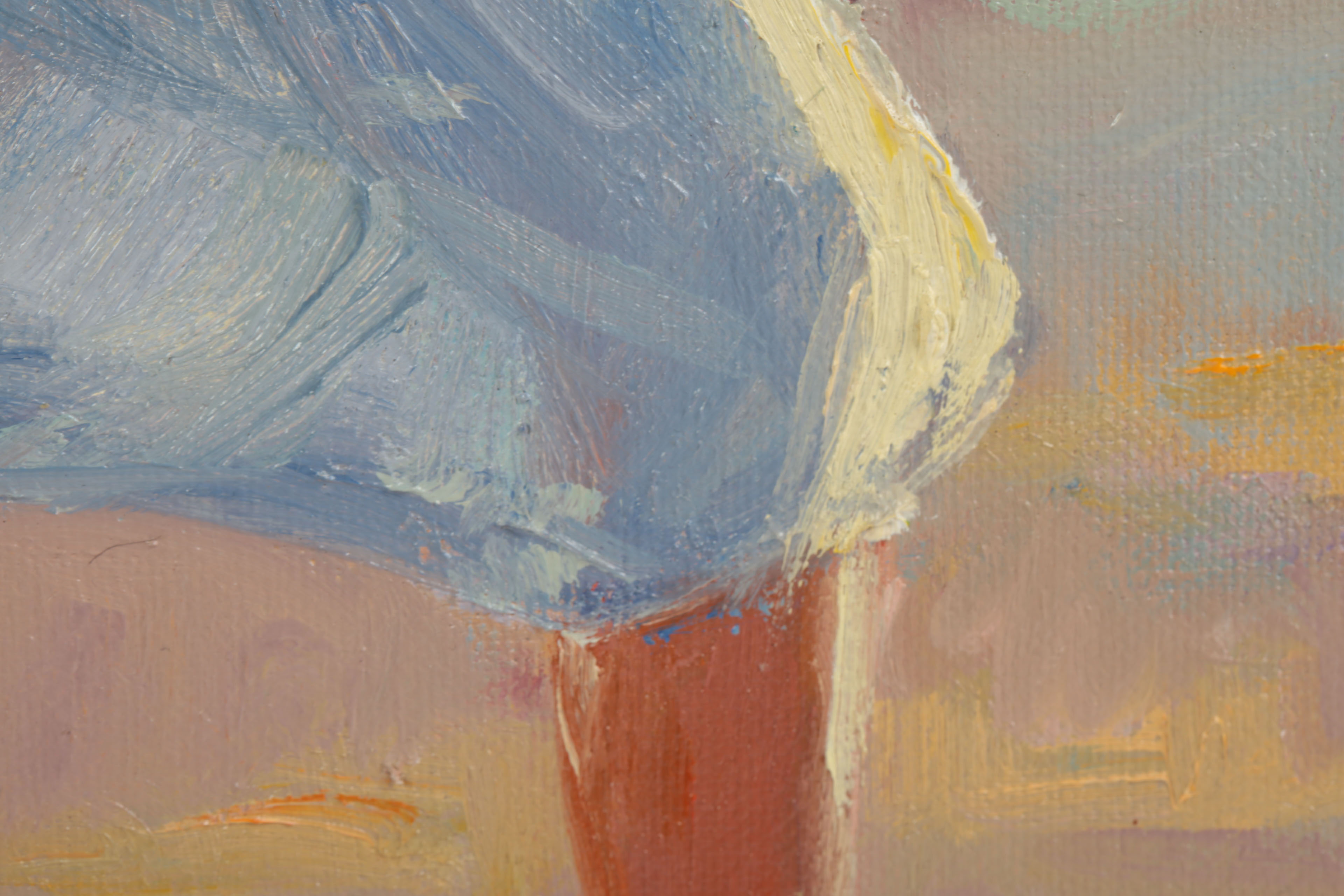 Laurie Hendricks "The Windy Day" Oil Painting