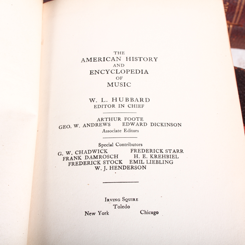 "The American History and Encyclopedia of Music" in Twelve Volumes