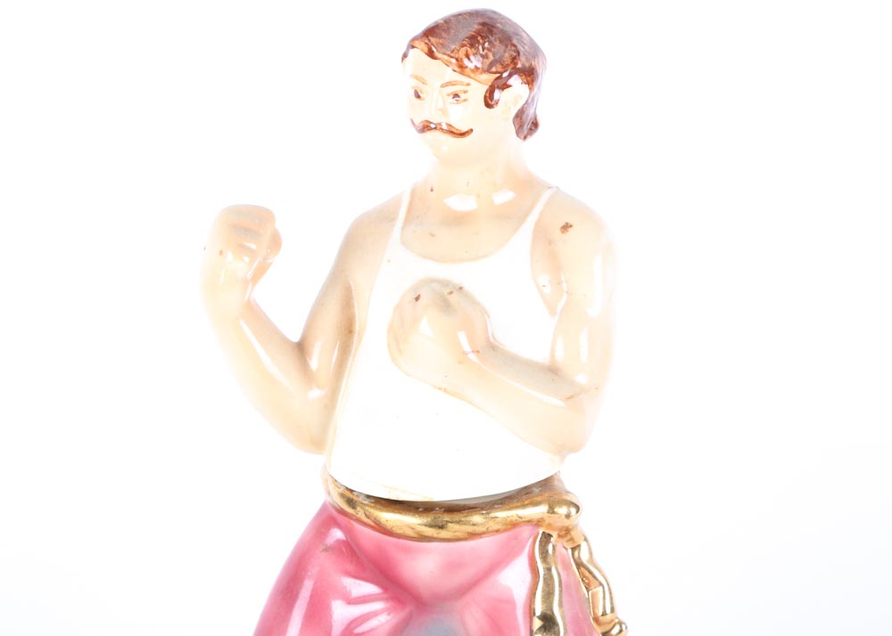 Vintage Ezra Brooks Boxer Decanter
