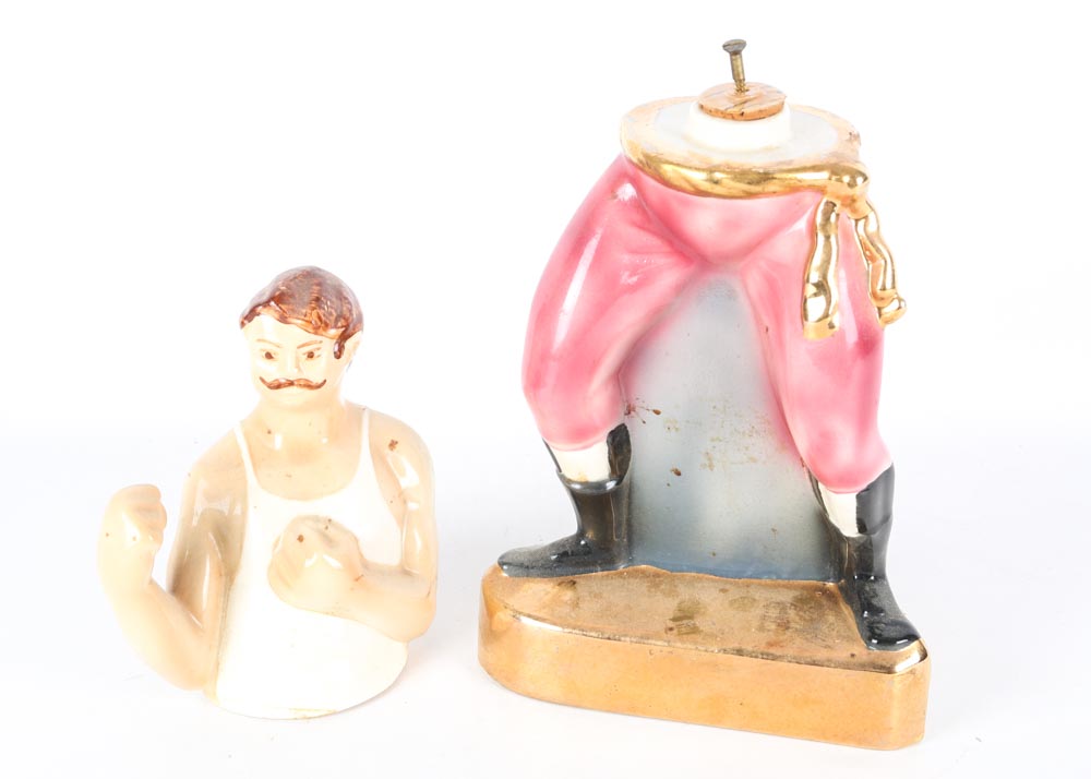 Vintage Ezra Brooks Boxer Decanter