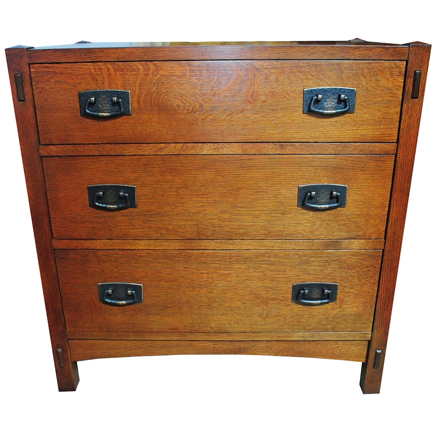 "Mission" Oak Chest of Drawers by Stickley Furniture
