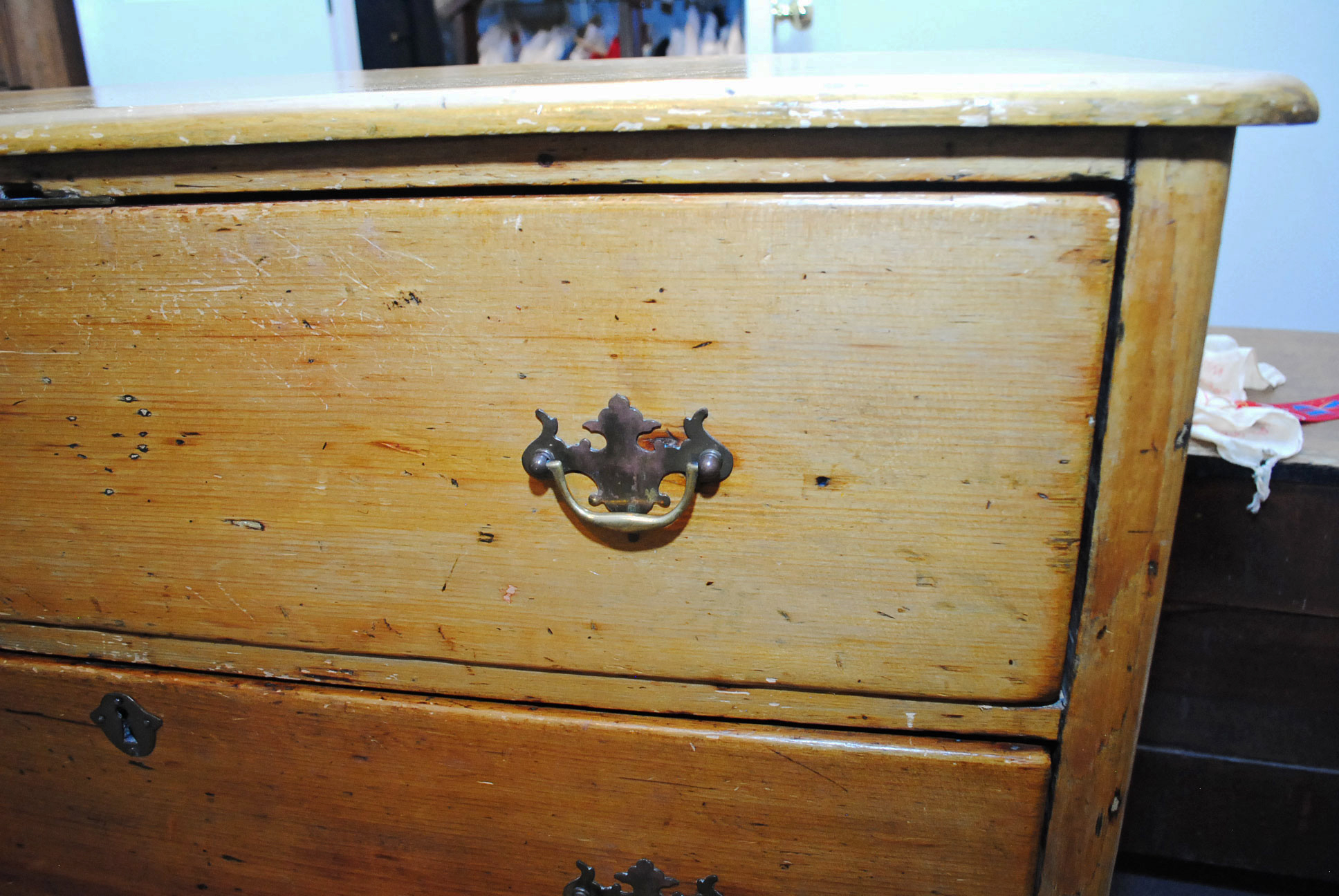 Antique Pine Chest of Drawers