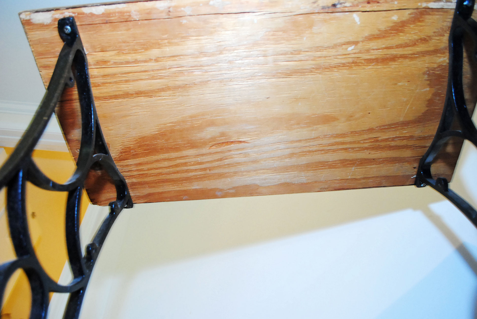 Vintage Cast Iron Sewing Machine Base Table