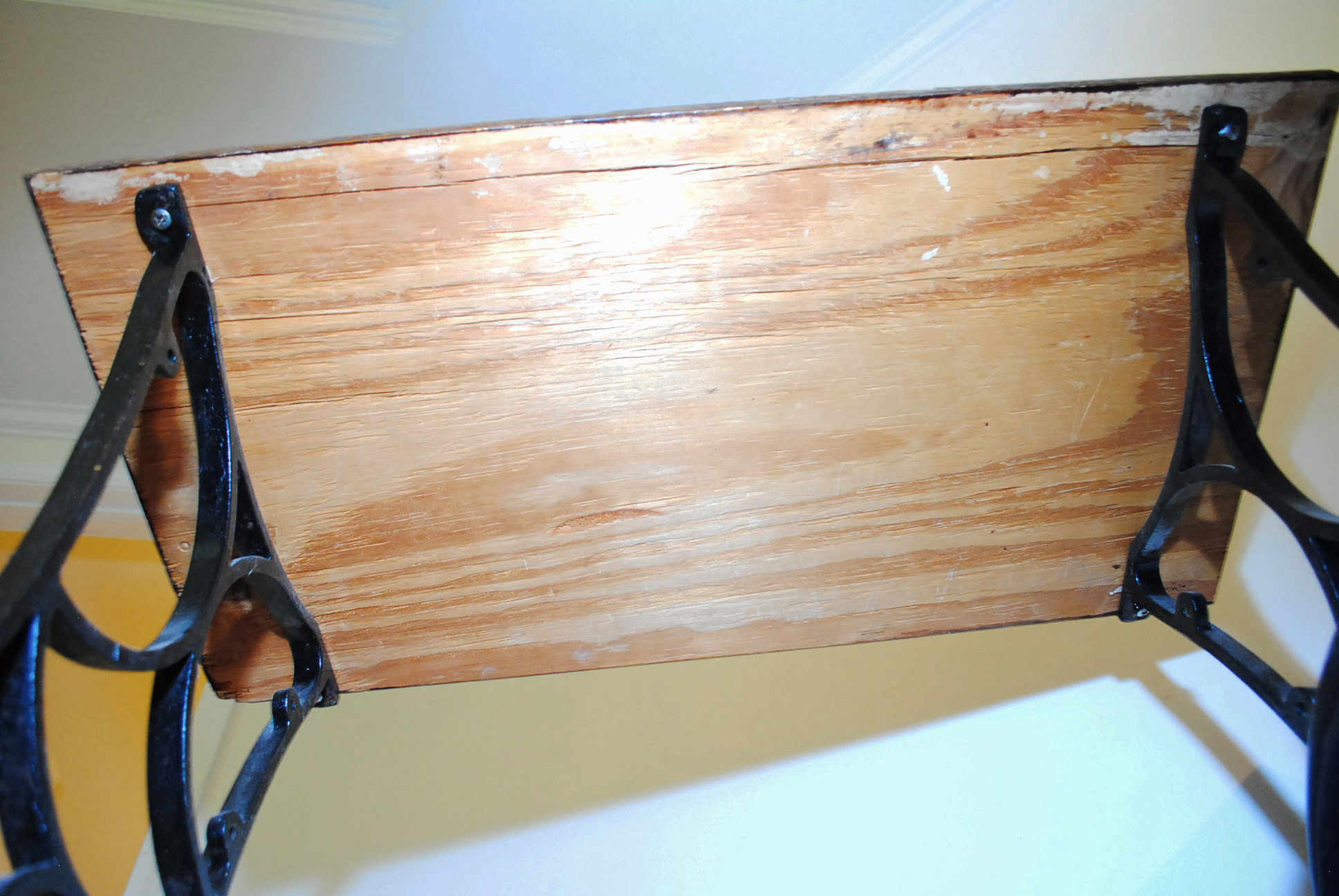 Vintage Cast Iron Sewing Machine Base Table