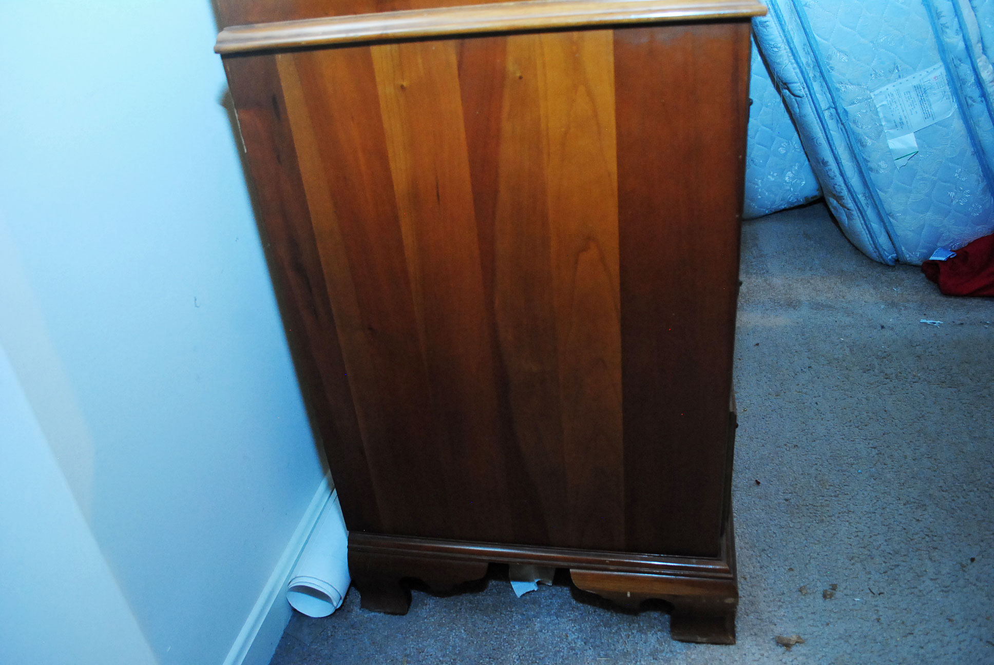 Vintage Chippendale Style Cherry Chest on Chest by Kling