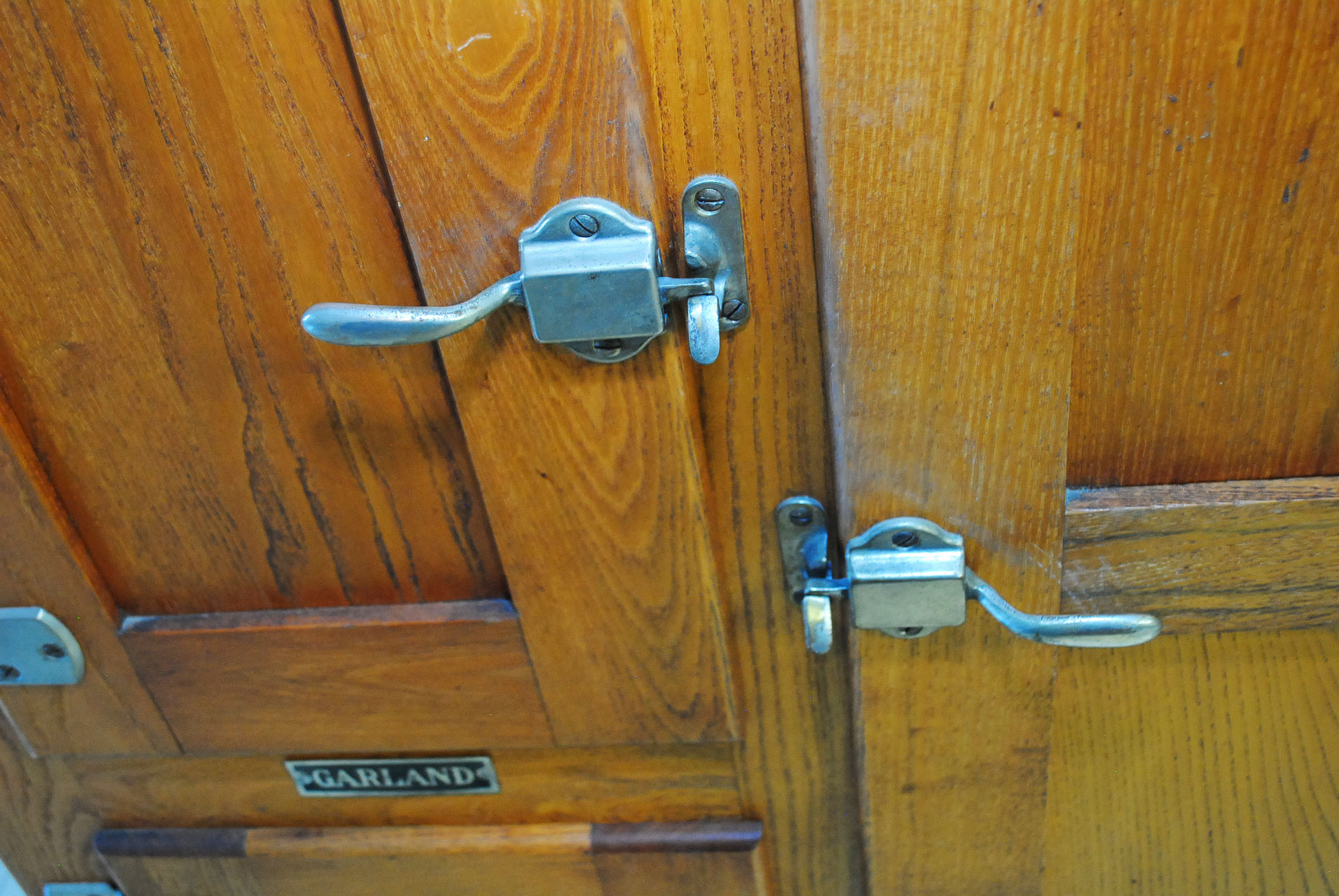 Vintage Oak Ice Box by Garland