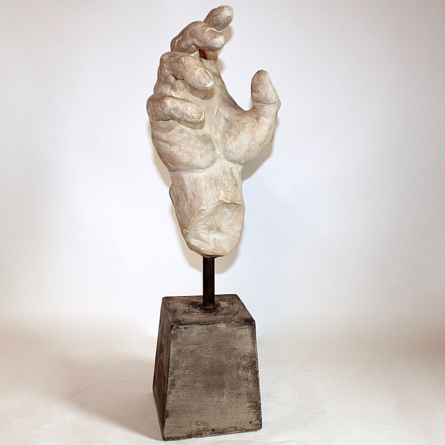Attila's Original Repro of the Artist Hand Study Sculpture