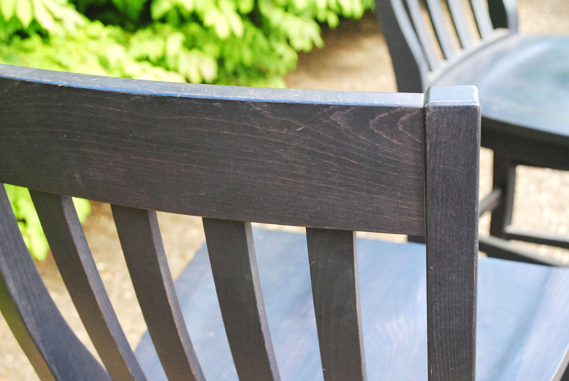 Blue Barstools by Pottery Barn