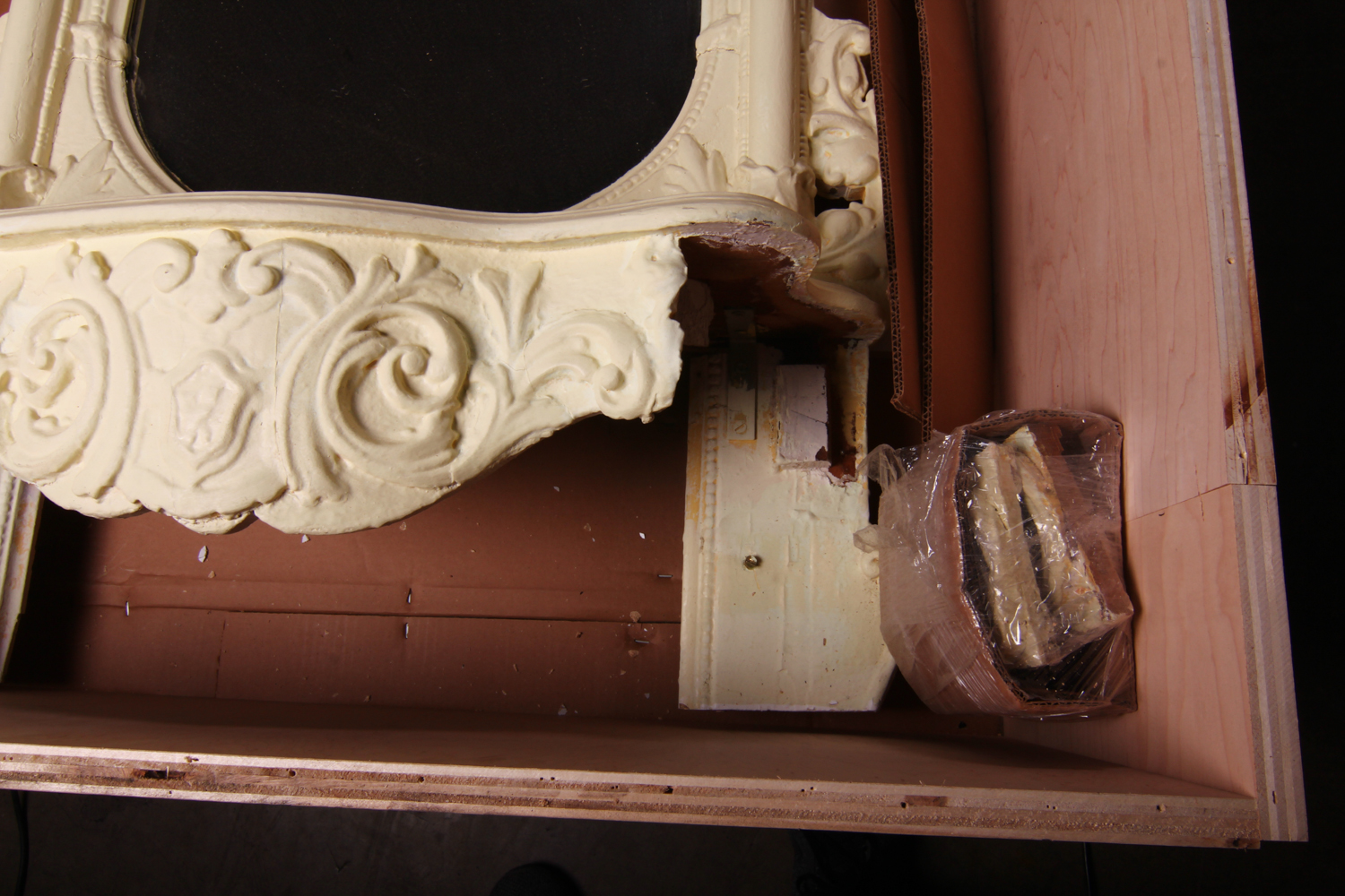 Victorian Painted Pier Mirror