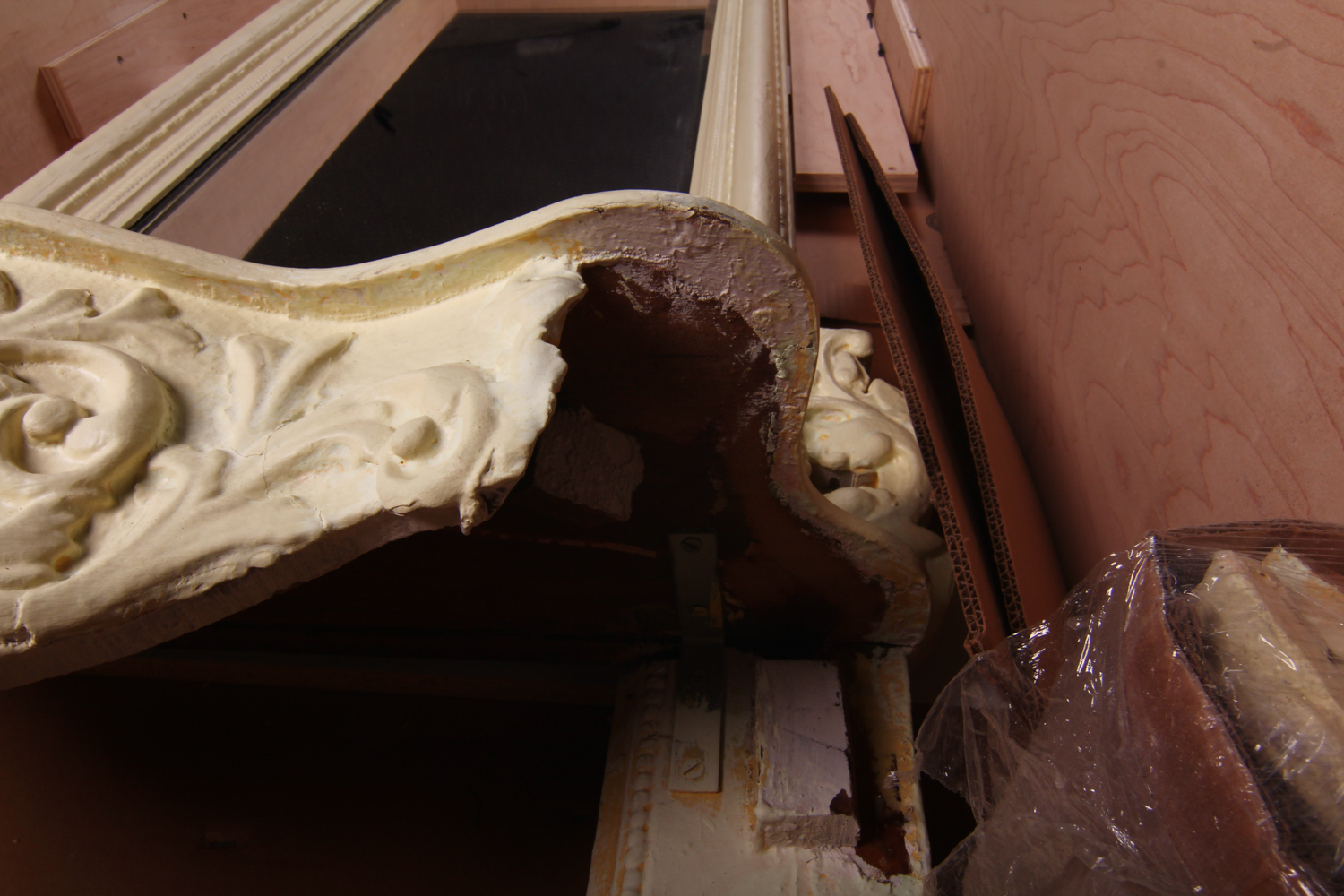 Victorian Painted Pier Mirror