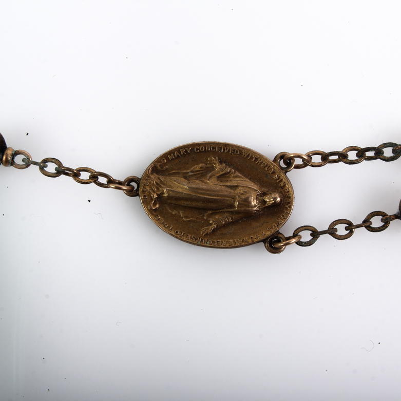 Assortment of Vintage Gold Filled Accessories Including Rosaries