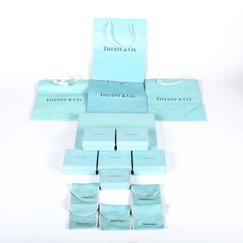 Collection of Tiffany & Co. Gift Bags and Boxes