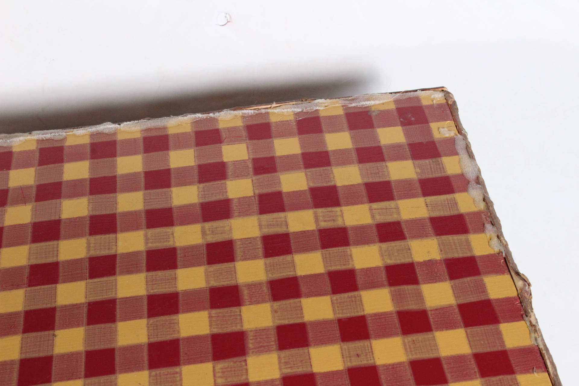 Gingham Topped Country Dining Table