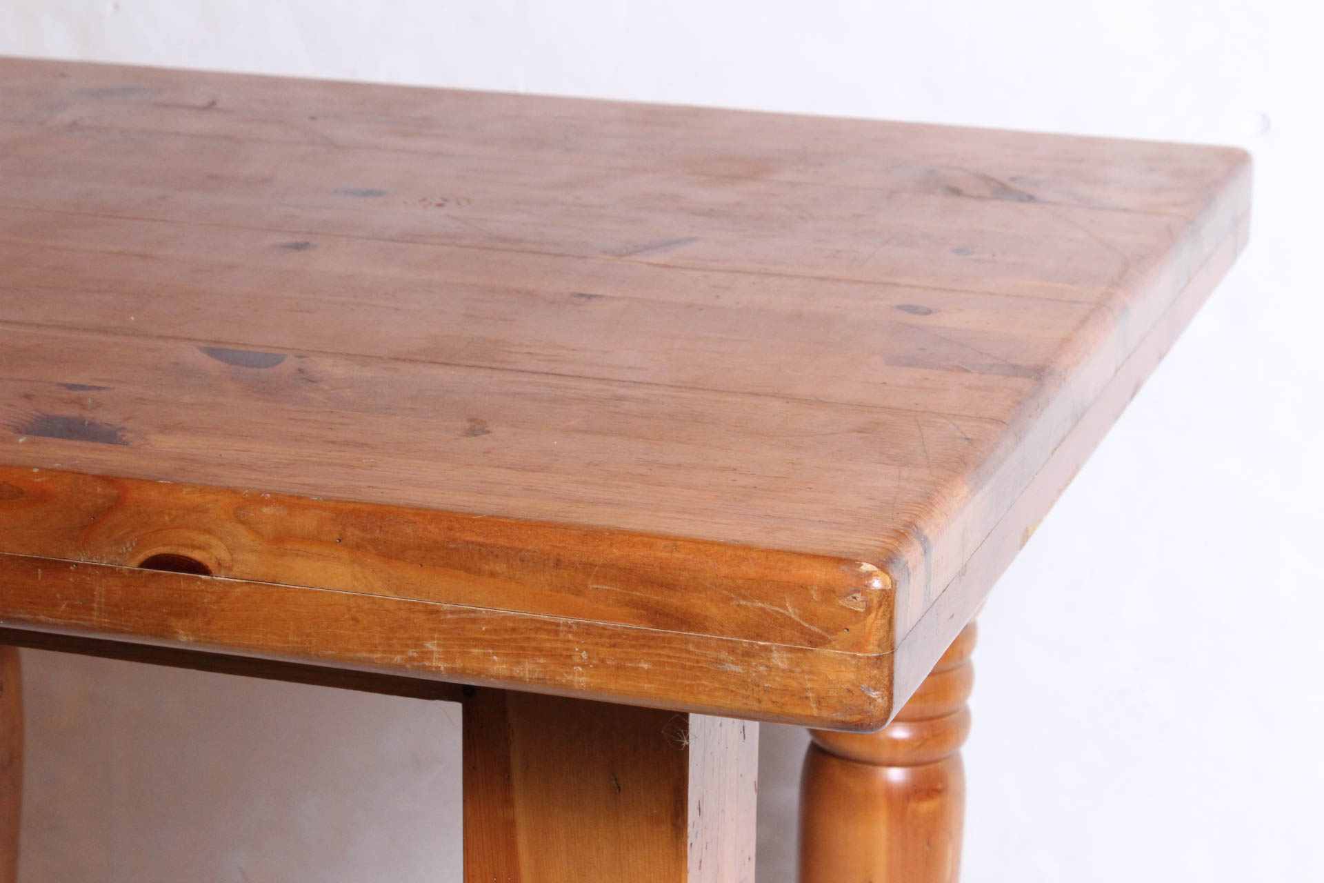 Farmhouse Style Pine Dining Table