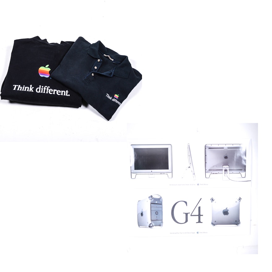 Apple Posters, Jacket, and Polo Shirt