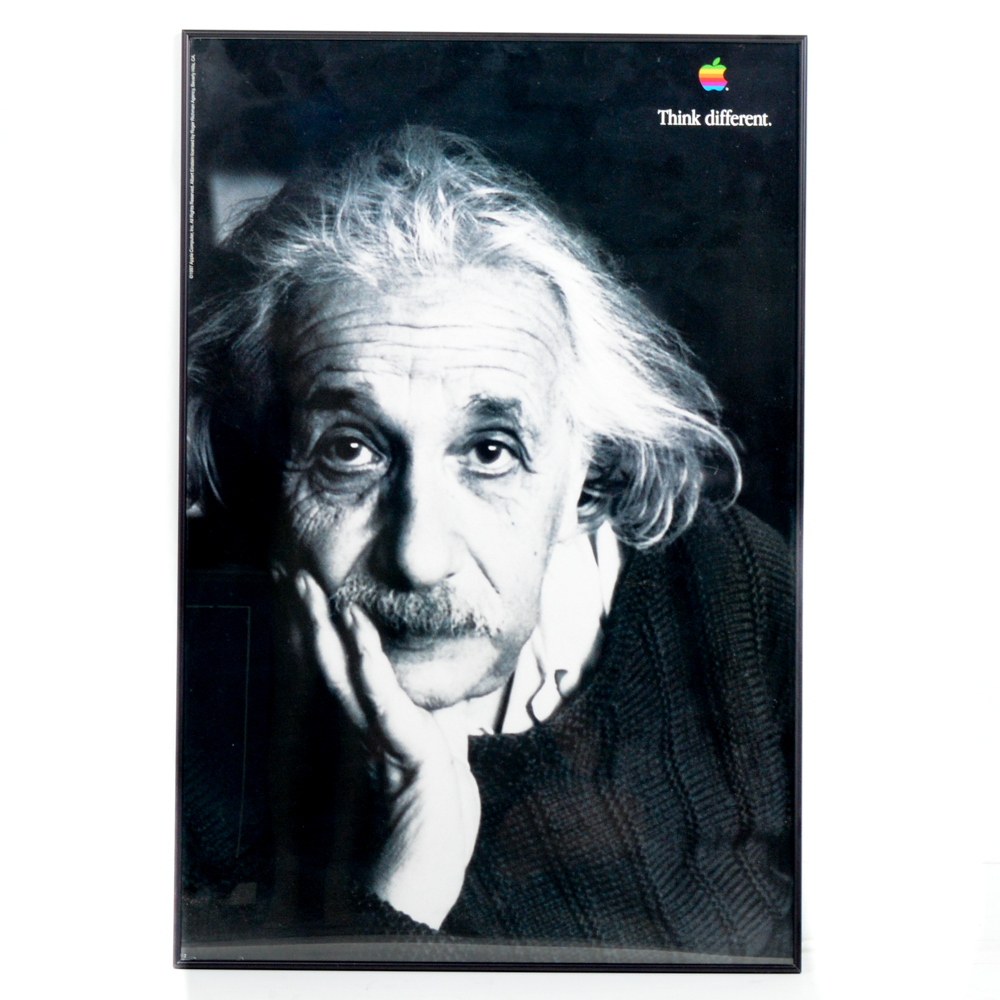 Apple "Think Different" Albert Einstein Poster