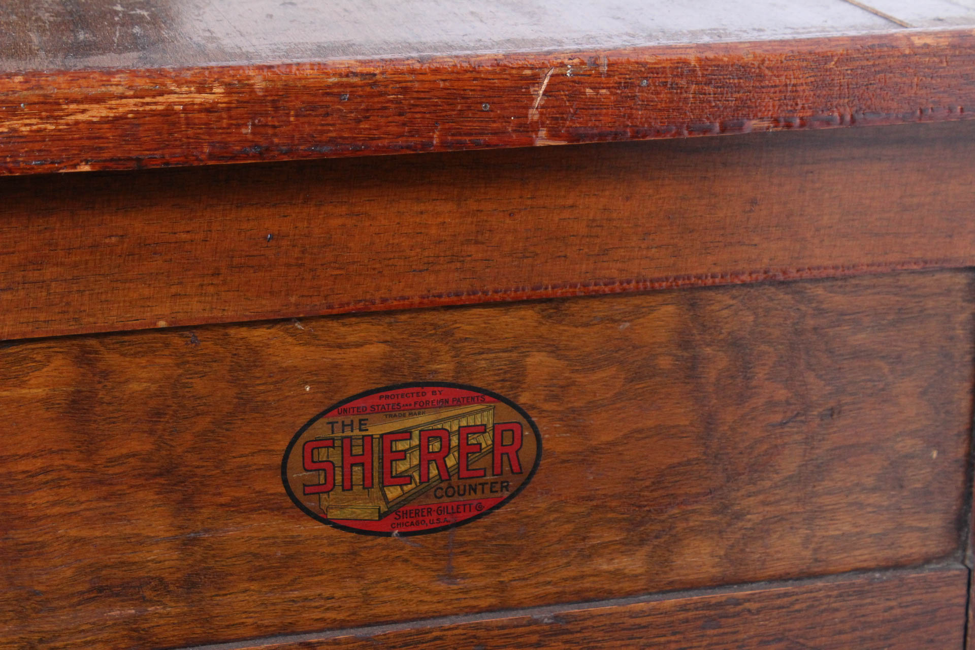 Antique General Store Seed Counter by Sherer-Gillett Co.