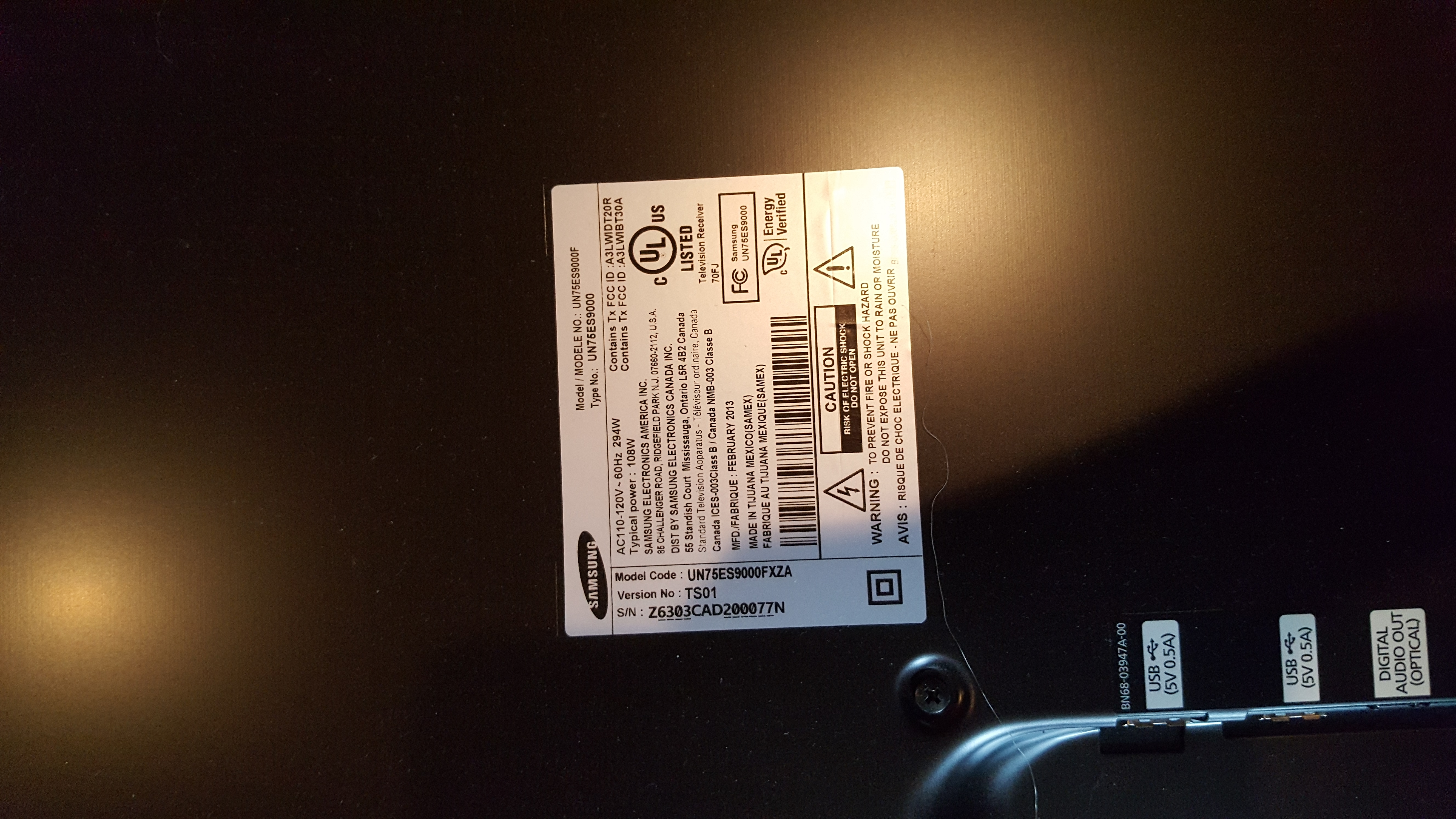 Samsung Flat Screen Television