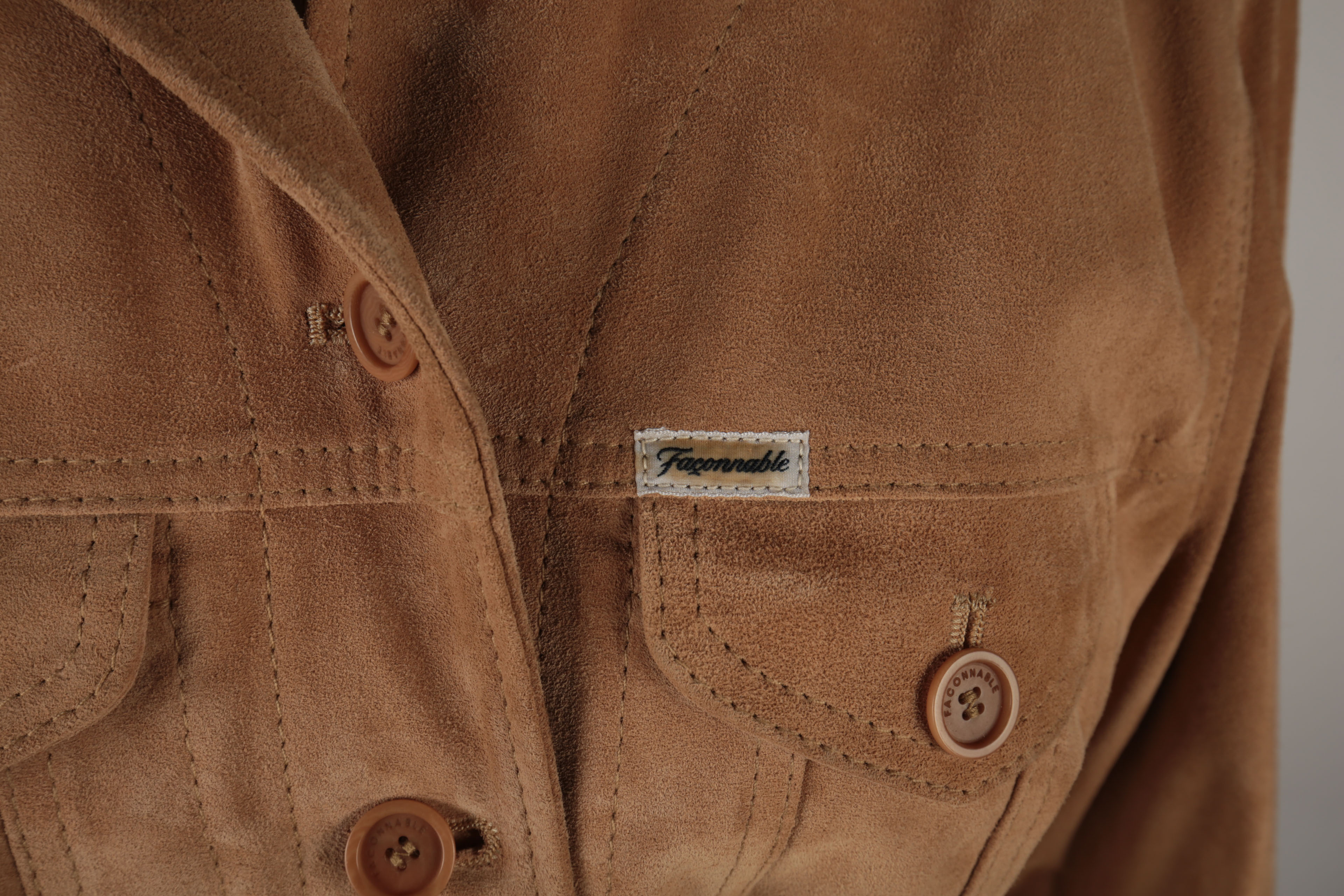 Women's Façonnable Suede Leather Jackets
