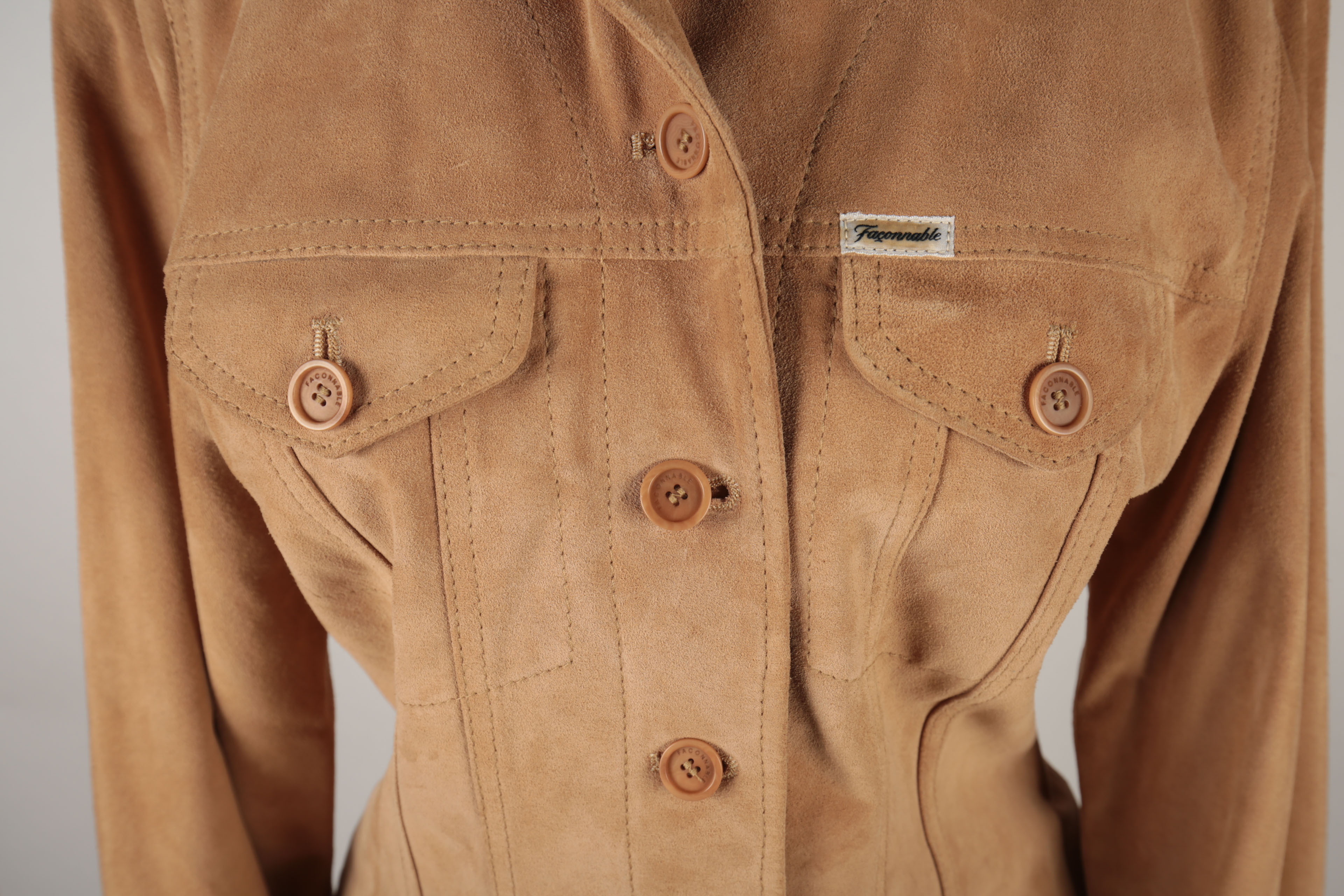 Women's Façonnable Suede Leather Jackets