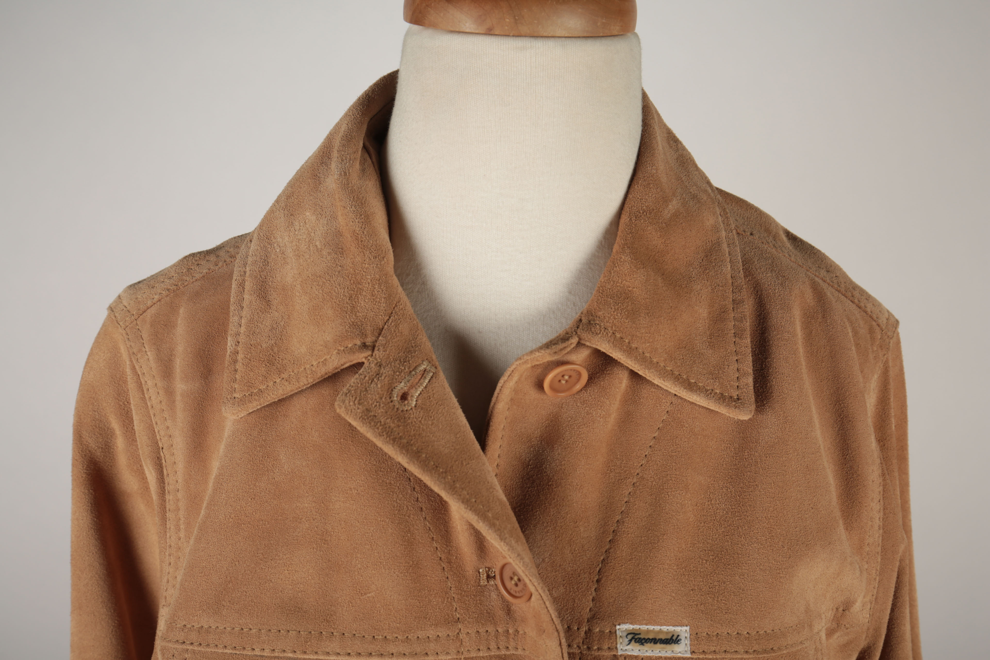 Women's Façonnable Suede Leather Jackets