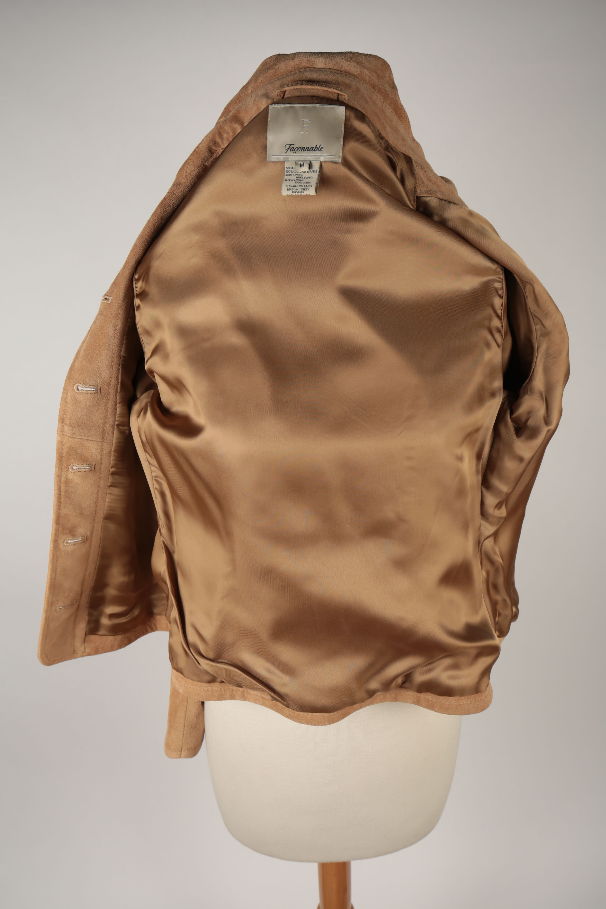 Women's Façonnable Suede Leather Jackets