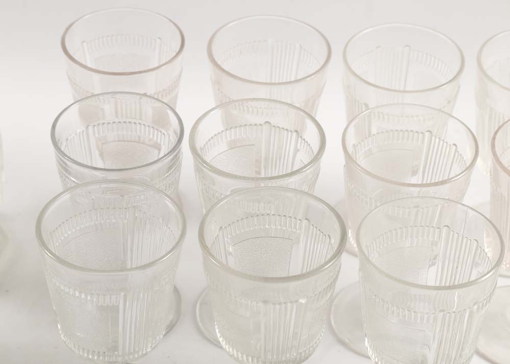 Vintage "Pleat and Panel" Glassware by Bryce