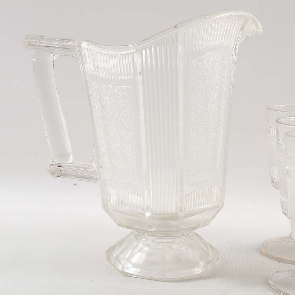 Vintage "Pleat and Panel" Glassware by Bryce