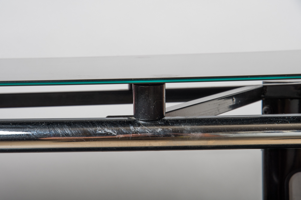 Modern Glass and Metal Television Stand