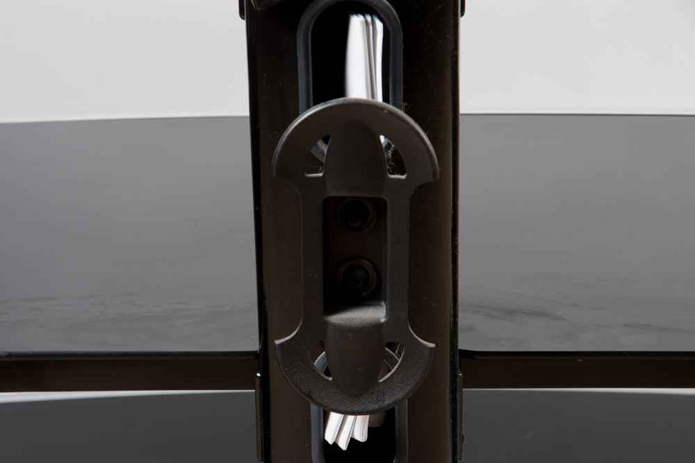 Modern Glass and Metal Television Stand