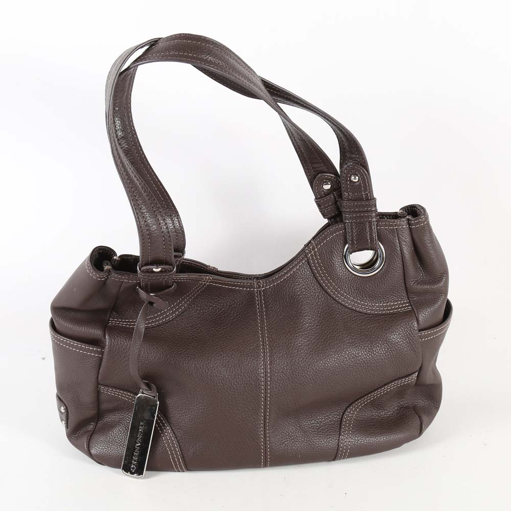 Three Tignanello Pebbled Leather Handbags