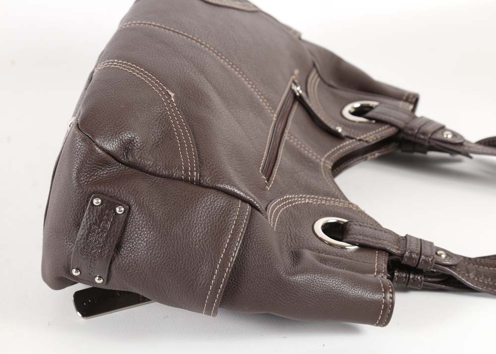 Three Tignanello Pebbled Leather Handbags