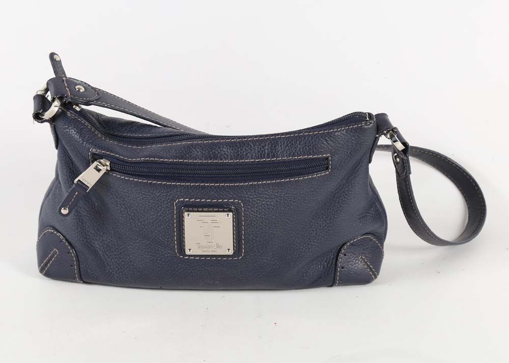 Three Tignanello Pebbled Leather Handbags